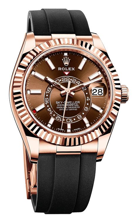 rolex sky dweller 18 ct